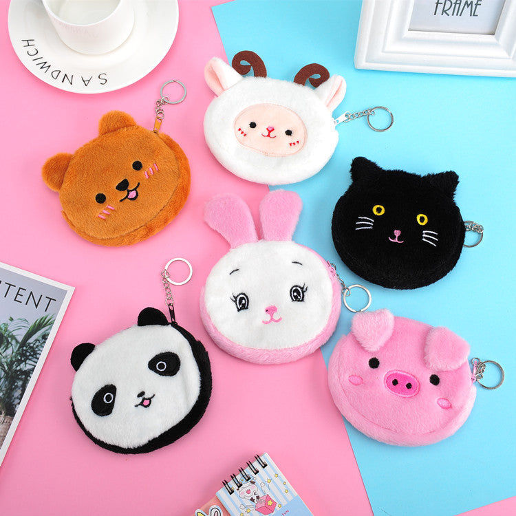 Wholesale Small Bear Plush Wallet
